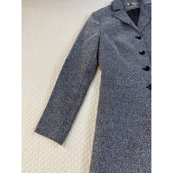 Caslon Tweed Jacket‎ Mid Length Coat | Gray | Single Breasted | Size 8 - Picture 5 of 15